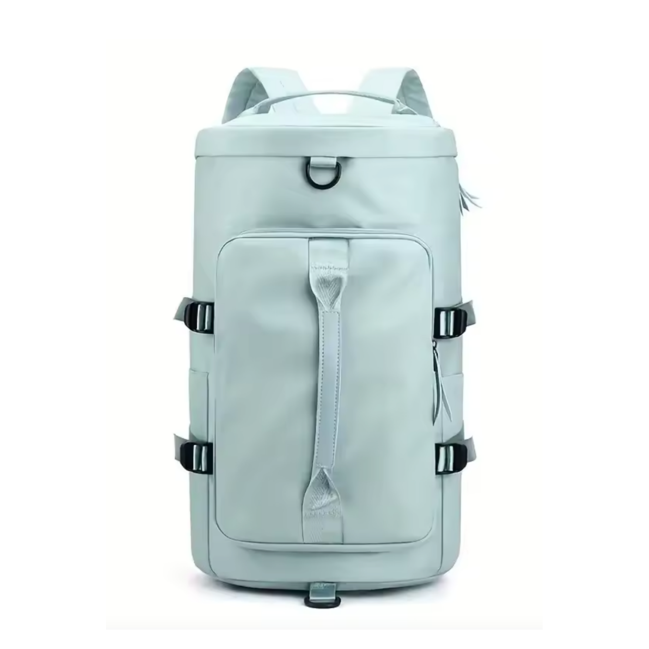 Sky Blue Duffel Backpack
